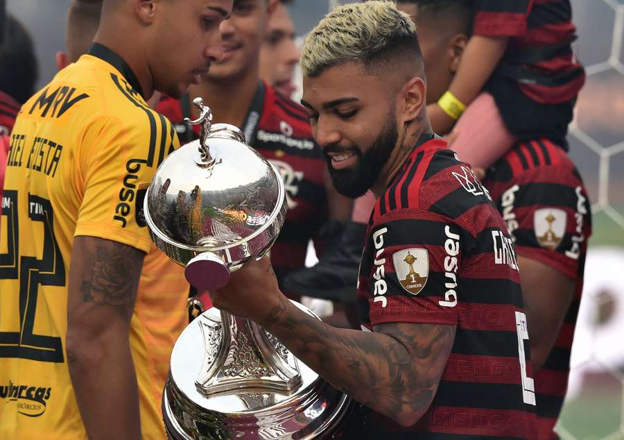 Gabigol, uno de los símbolos de la reciente época dorada del Flamengo.