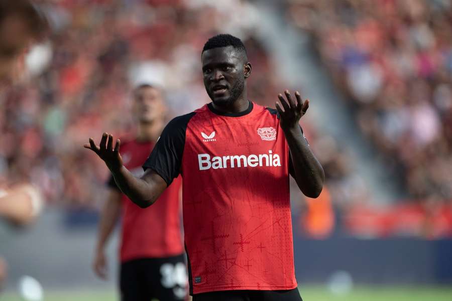 Victor Boniface og Bayer Leverkusen er endnu ikke i topform.