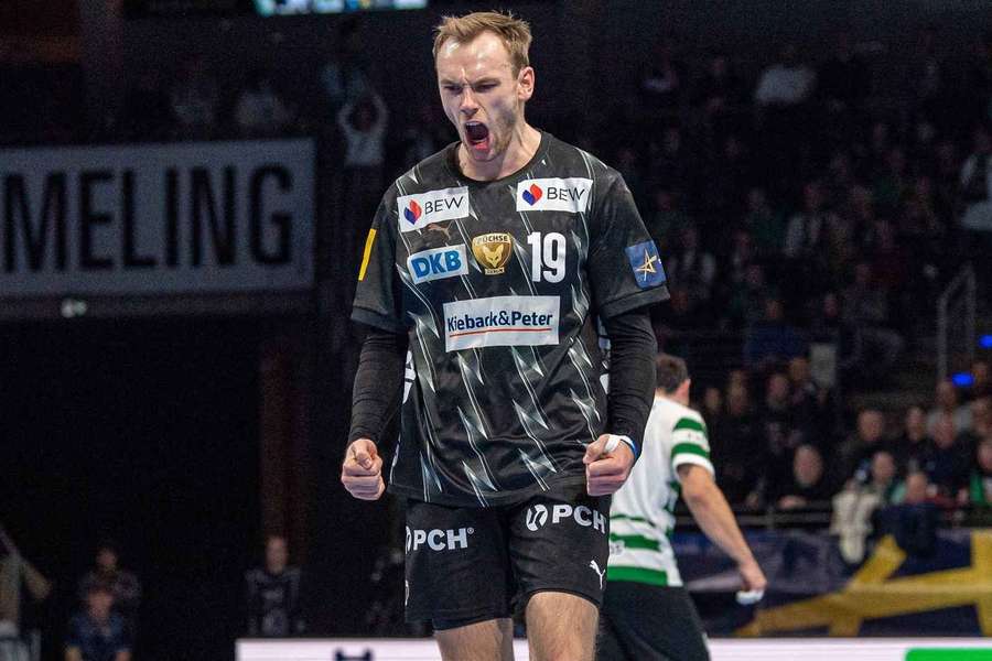 Mathias Gidsel erzielte gegen Sporting acht Treffer Mathias Gidsel erzielte gegen Sporting acht Treffer