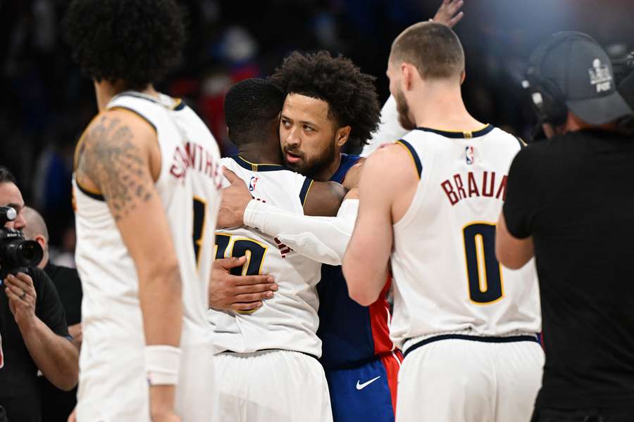 Les Nuggets, la nuit dernière.