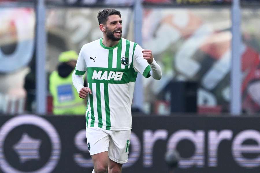 Der italienische Nationalspieler Domenico Berardi war an vier der fünf Treffer direkt beteiligt