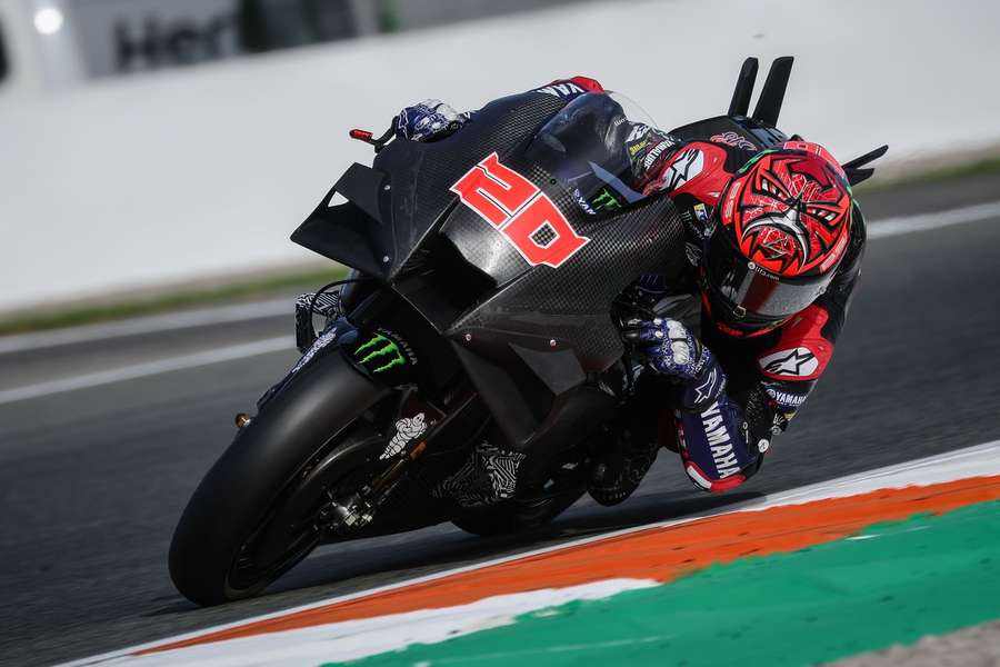 Fabio Quartararo op zijn Yamaha