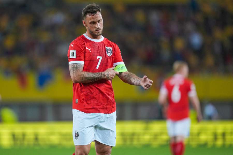 Marko Arnautovic, com a seleção austríaca