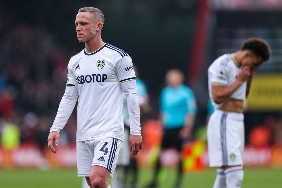 Leeds-speler waren na de nederlaag bij Bournemouth niet vrolijk Leeds-speler waren na de nederlaag bij Bournemouth niet vrolijk