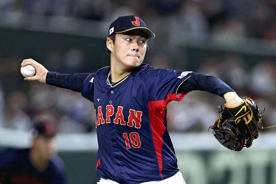 Yoshinobu Yamamoto will play for Japan at the World Baseball Classic.