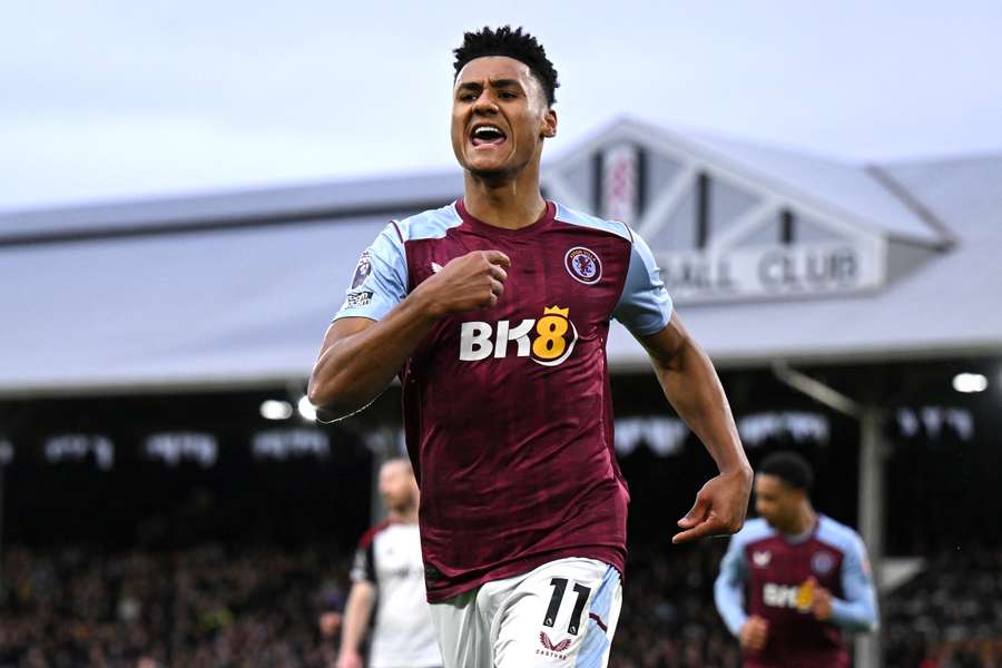 Ollie Watkins scored twice in Aston Villa's victory at Craven Cottage on Saturday