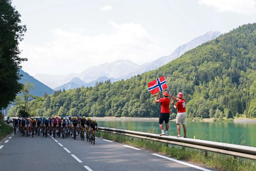 Le peloton ce samedi. Le peloton ce samedi.