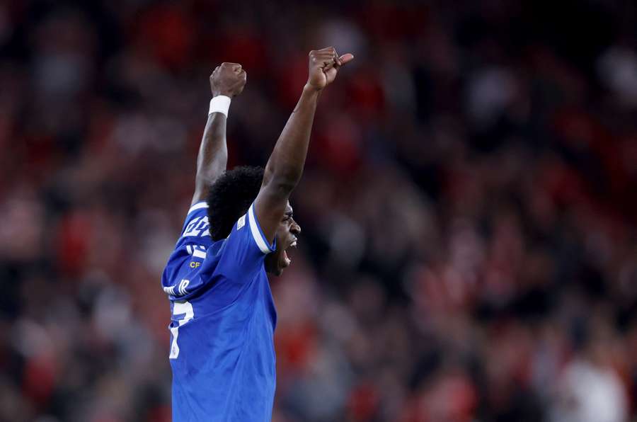 O madridista fez o gol da vitória no Estádio da Luz