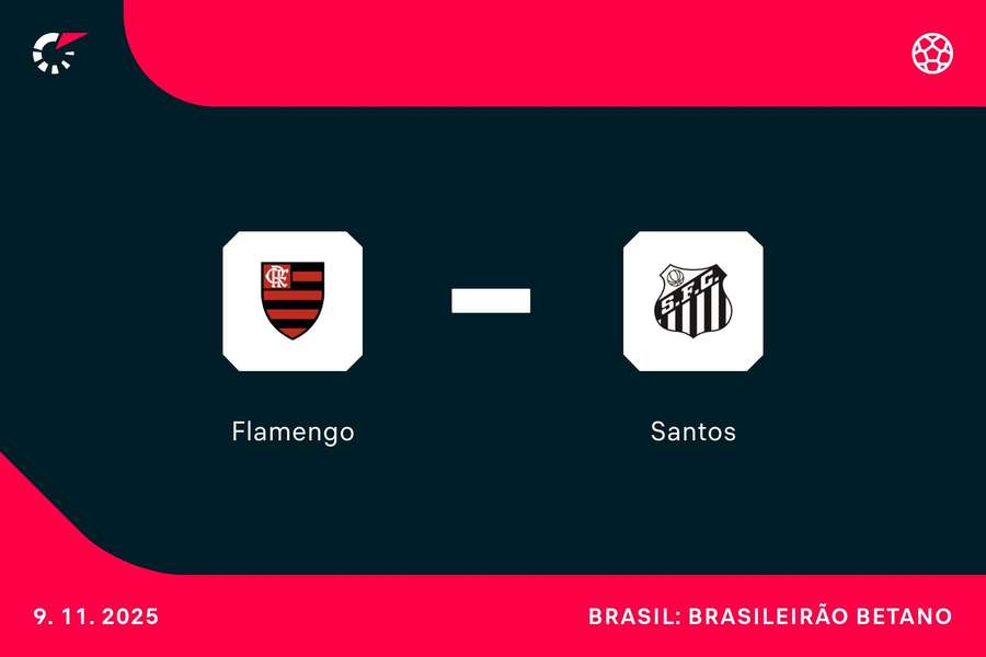Flamengo e Santos se enfrentam neste domingo (9) pelo Brasileirão Flamengo e Santos se enfrentam neste domingo (9) pelo Brasileirão