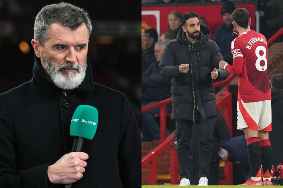 Roy Keane, Ruben Amorim și Bruno Fernandes