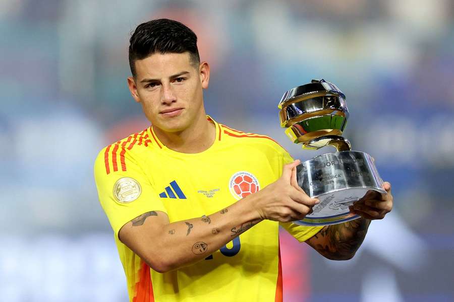 James Rodríguez guiou Colômbia até à final da Copa América