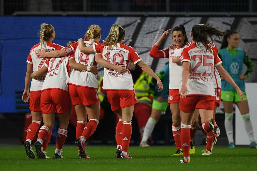 Die Frauen des FC Bayern haben nun sieben Punkte Vorsprung