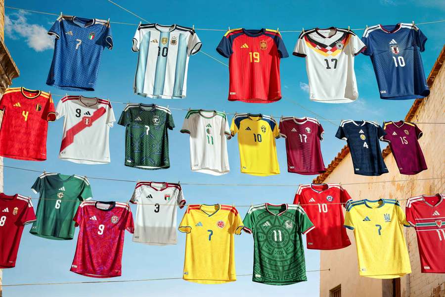 Camisetas de Adidas para el Mundial de 2026