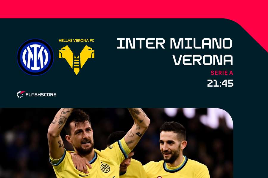 Inter va înfrunta Verona, sâmbătă de la ora 21:45