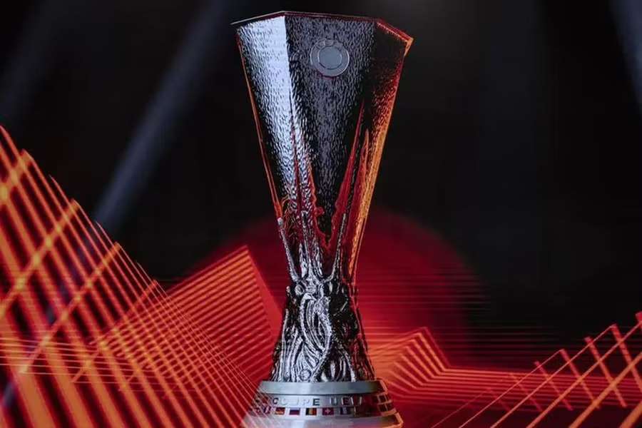 O troféu da Liga Europa