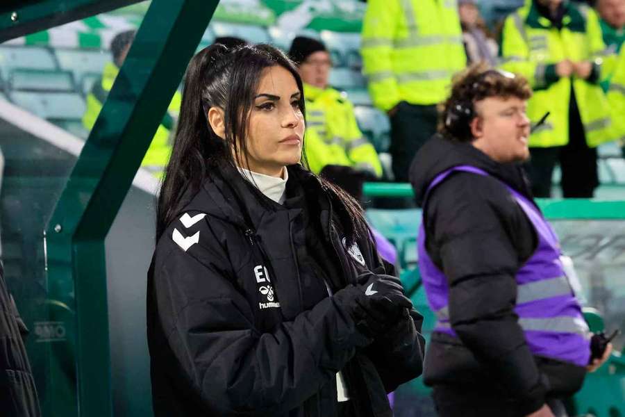 Eva Olid during her time in charge of Hearts Eva Olid during her time in charge of Hearts