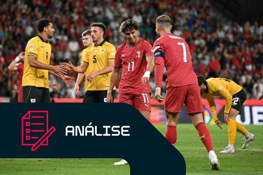 João Felix celebra o golo da vitória frente ao País de Gales João Felix celebra o golo da vitória frente ao País de Gales