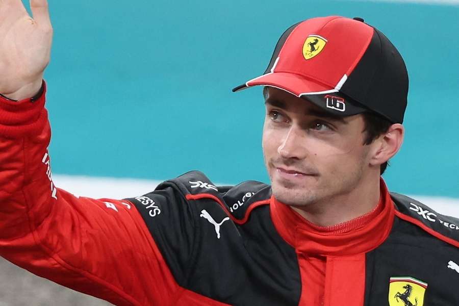 Leclerc na een race