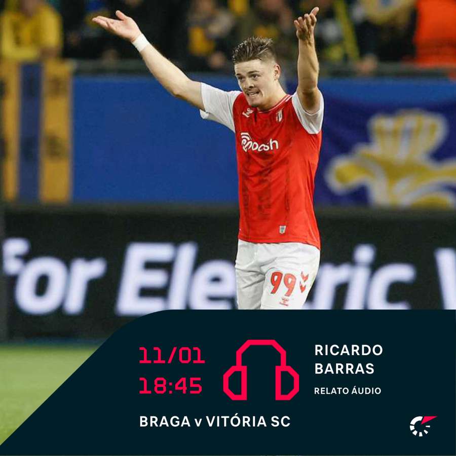 Pode ouvir o relato aqui ou na aplicação Pode ouvir o relato aqui ou na aplicação