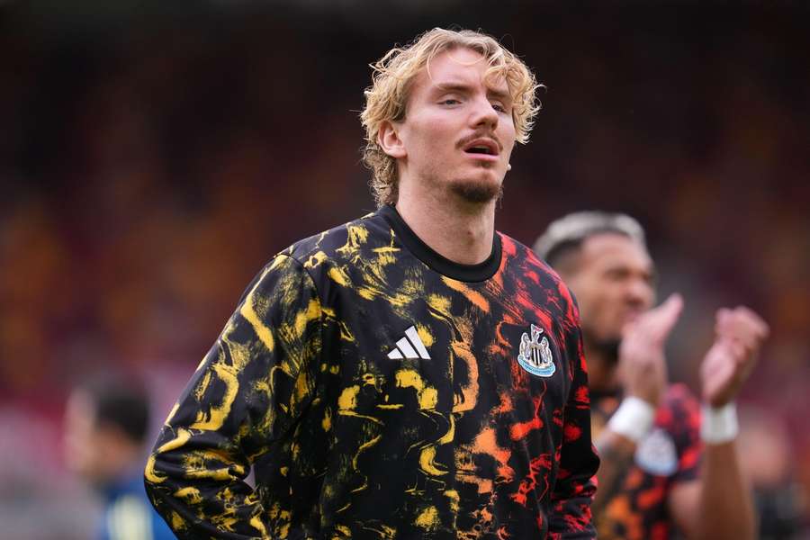 Nick Woltemade im Dress der Magpies. Nick Woltemade im Dress der Magpies.