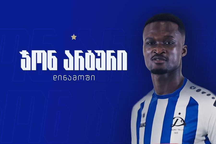 John Arthur vai jogar no Dinamo Tbilisi