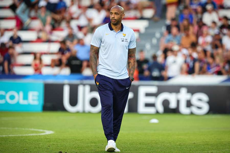France's Olympic manager Thierry Henry