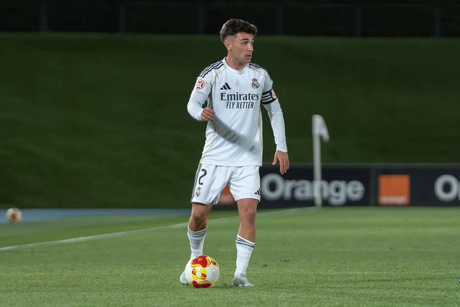 David Jiménez ao serviço do Real Madrid David Jiménez ao serviço do Real Madrid