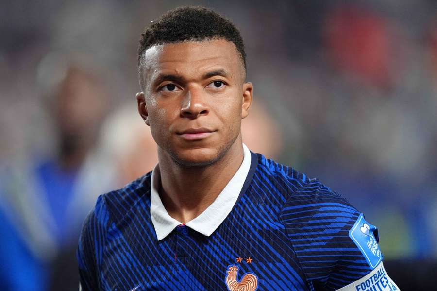 Mbappe scored twice in France's win over Iraq