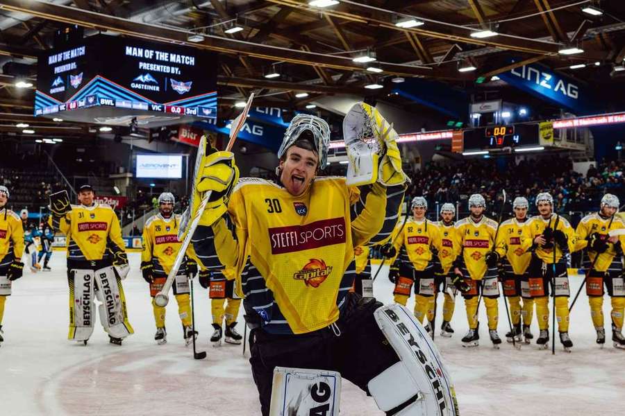 Caps-Goalie Wraneschitz hielt 24 Schüsse der Linzer