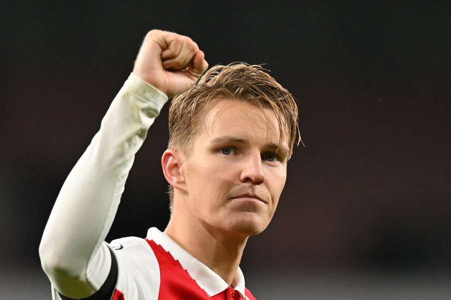 Odegaard es un líder en el Arsenal