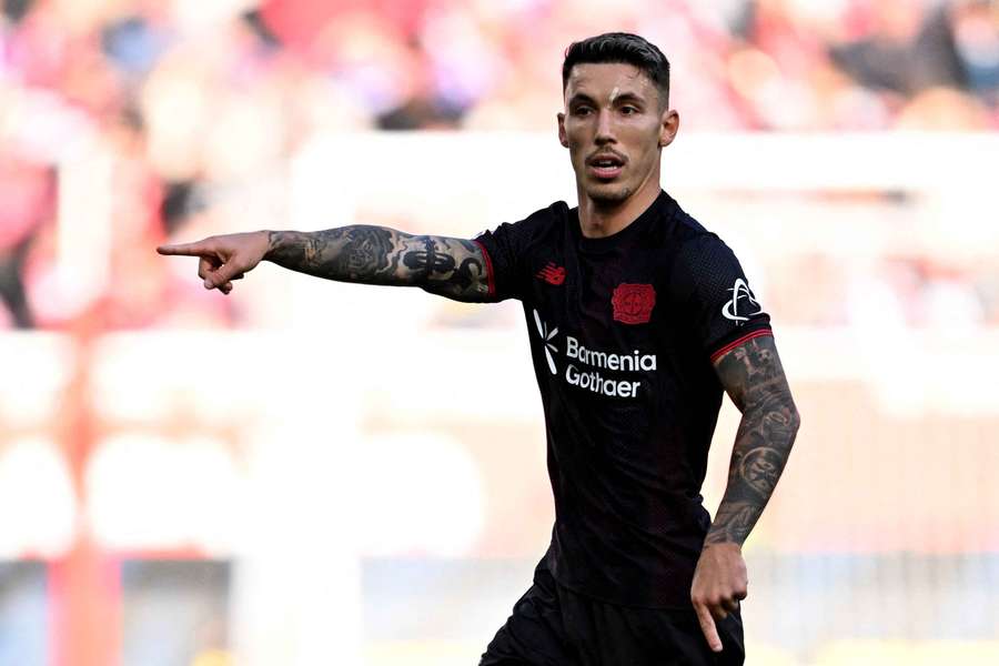 Alejandro Grimaldo scored a brace in Bayer's win over Mainz
