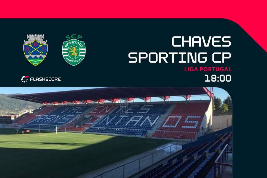 Chaves e Sporting defrontaram-se às 18:00