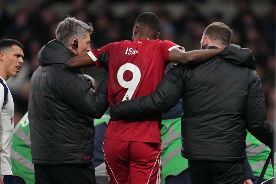 Liverpool blow as Isak suffers leg fracture Liverpool blow as Isak suffers leg fracture