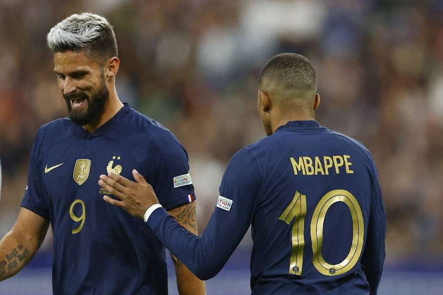 Giroud and Mbappe will now be vital for France at the World Cup