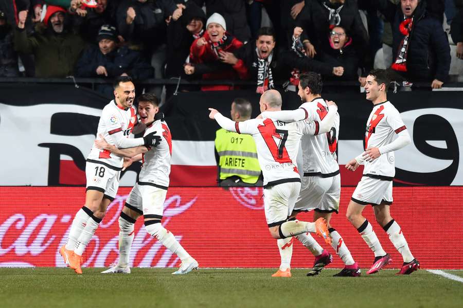 Rayo Vallecano sit just three points off of the Champions League spots following the win