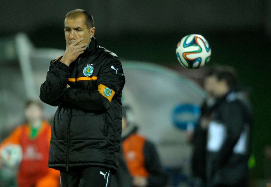 Leonardo Jardim durante sua passagem como técnico do Sporting