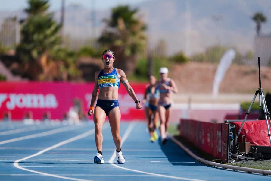 MarÍa Pérez, tras ganar el campeonato de España de 10 km con récord nacional incluido MarÍa Pérez, tras ganar el campeonato de España de 10 km con récord nacional incluido