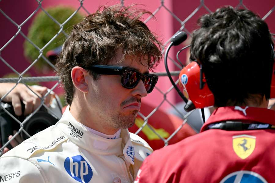 Charles Leclerc desiludido com o segundo lugar