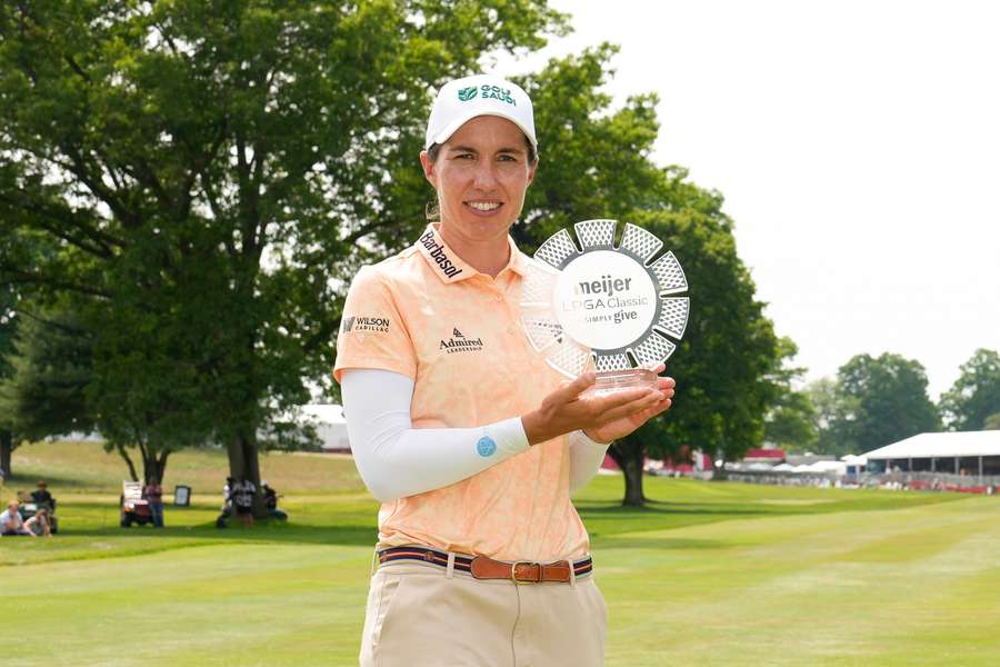 Carlota Ciganda ended an eight-and-a-half-year title drought with victory at the Meijer LPGA Classic in Michigan