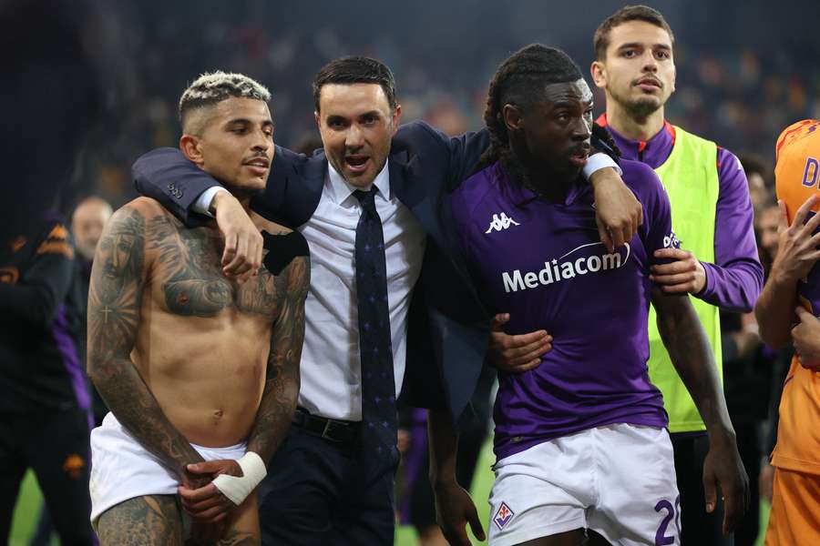 Palladino con Dodo e Kean Palladino con Dodo e Kean