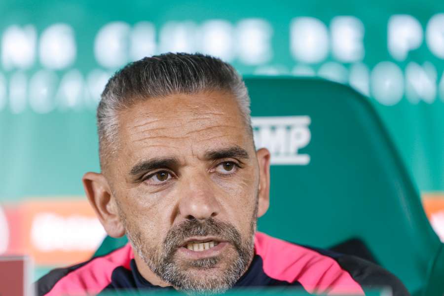 Rui Borges, treinador do Sporting Rui Borges, treinador do Sporting