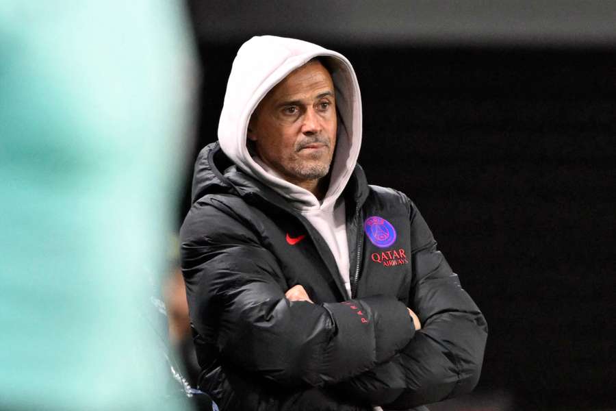 Luis Enrique, treinador do Paris Saint-Germain