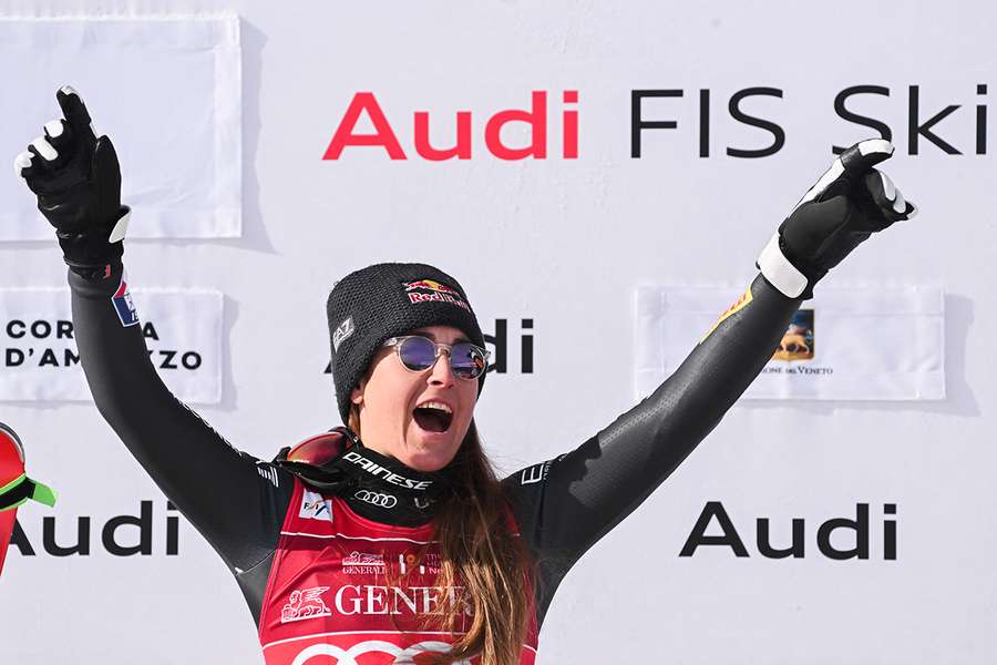 Goggia claims Cortina downhill as Shiffrin finishes fourth