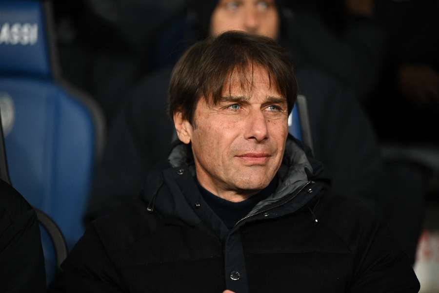 Antonio Conte prima di Atalanta-Napoli