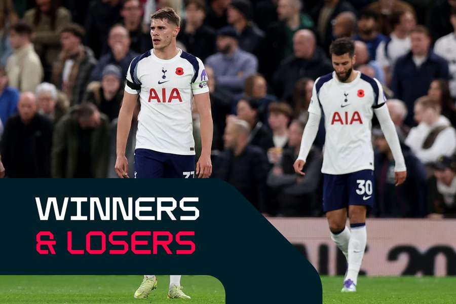 Micky van de Ven durante la sconfitta del Tottenham in Premier League contro il Chelsea