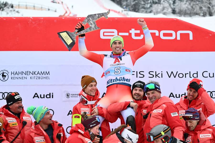 Sci: lo svizzero Yule vince slalom Kitzbuehel, Tommaso Sala tredicesimo