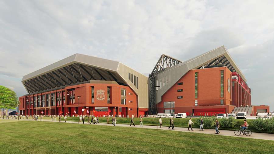 Dwie gruntownie rozbudowane trybuny zmieniają oblicze Anfield