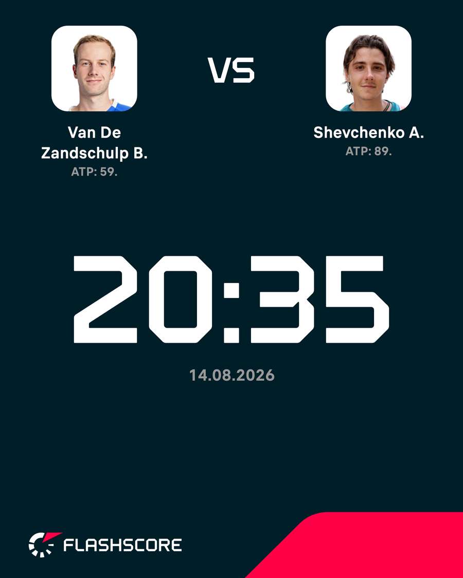 Van de Zandschulp will now face Shevchenko