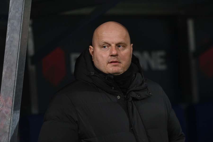 Trenér Bohemians Jaroslav Veselý.