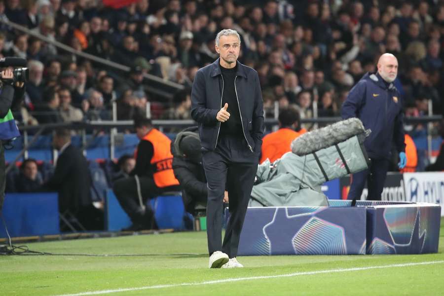 PSG coach Luis Enrique PSG coach Luis Enrique